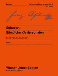 Schubert, F P: The Complete Piano Sonatas Band 3