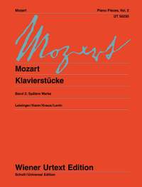 Mozart, W A: Klavierstücke Vol. 2