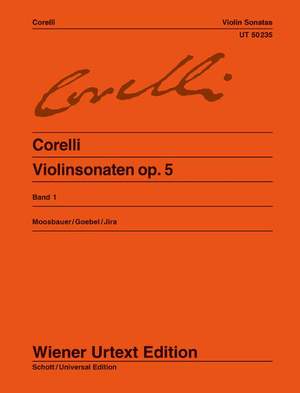 Corelli, A: Violin Sonatas op. 5 Vol. 1