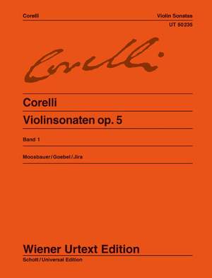 Corelli, A: Violinsonaten op. 5 Vol. 1