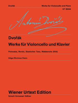 Dvořák, A: Works for Cello and Piano