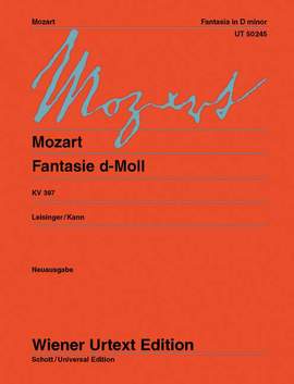 Mozart, W A: Fantasie d-Moll D minor