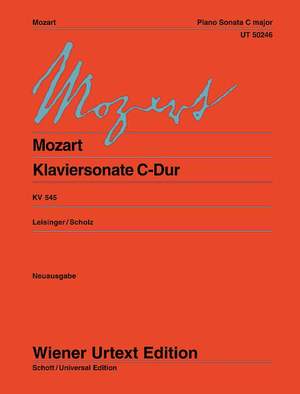 Mozart, W A: Piano Sonata "Sonata facile" in C Major KV 545