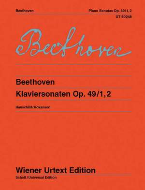 Beethoven, L v: Sonatas G Minor and G Major op. 49/1 + 2