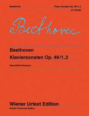 Beethoven: Sonatas G Minor and G Major op. 49/1 + 2