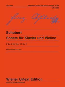Schubert: Sonata (Sonatina) D Major op. 137/1 D 384