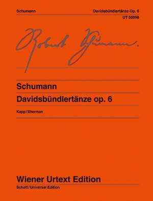 Schumann, R: Davidsbündlertänze op. 6