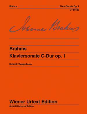 Brahms, J: Piano Sonata C Major op. 1