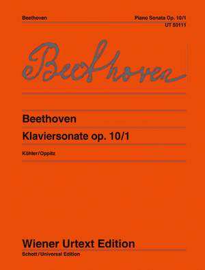 Beethoven, L v: Piano Sonatas op. 10/1