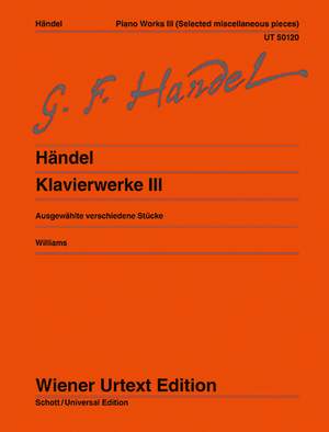 Handel, G F: Keyboard Works Band 3