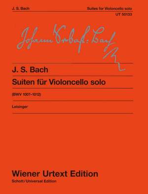 Bach, J S: Suites for Violoncello solo BWV 1007-1012