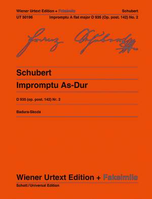 Schubert: Impromptu op. posth. 142 D 935