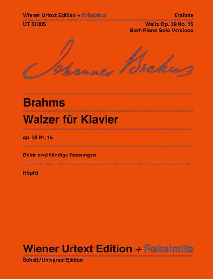 Brahms, J: Waltzes op. 39