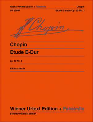 Chopin, F: Etude E major op. 10/3