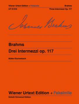 Brahms, J: Drei Intermezzi op. 117