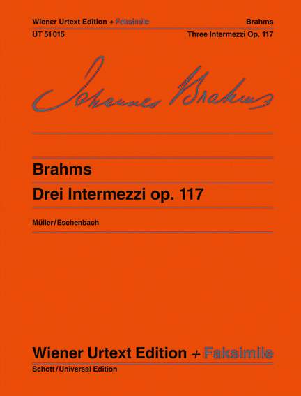 Brahms, J: Three Intermezzi op. 117