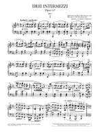 Brahms, J: Three Intermezzi op. 117 Product Image