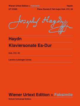 Haydn, J: Klaviersonate Es-Dur E flat major