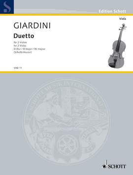 Giardini, F d: Duetto D-Dur D major