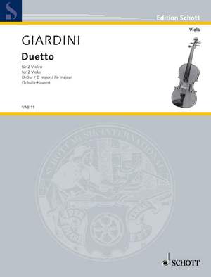 Giardini, F d: Duetto D-Dur D major