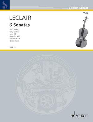 Leclair, J: Six Sonatas op. 12