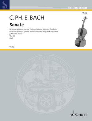 Bach, C P E: Sonata G Minor Wq88