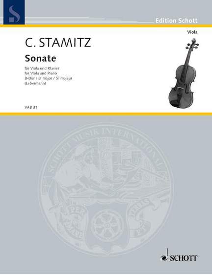 Stamitz, C P: Sonata Bb Major B flat major