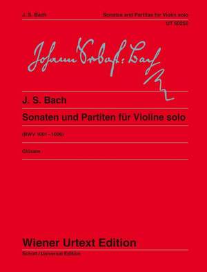 Bach, J S: Sonatas and Partitas BWV 1001-1006