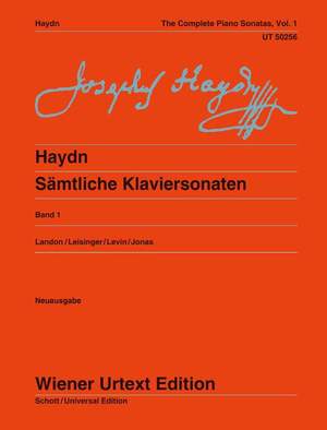 Haydn, J: The Complete Piano Sonatas Vol. 1
