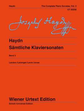 Haydn, J: The Complete Piano Sonatas Volume 3