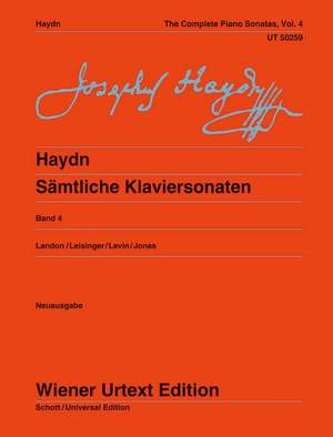 Haydn, J: The Complete Piano Sonatas Vol. 4