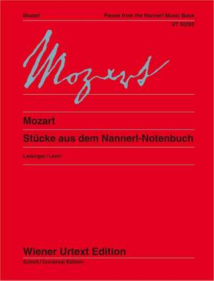 Mozart, W A: Pieces from the Nannerl Music Book
