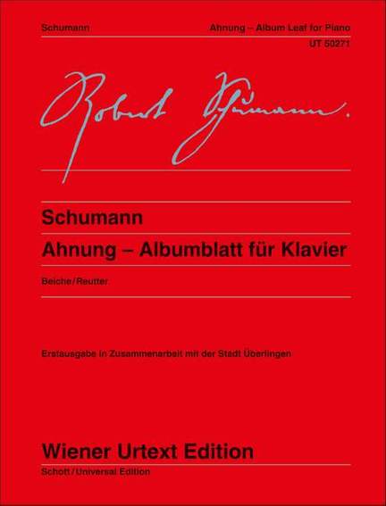 Schumann, R: Ahnung