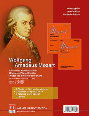 Mozart, W A: Complete Piano Sonatas Vol. 1-2