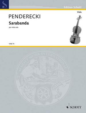 Penderecki, K: Sarabanda