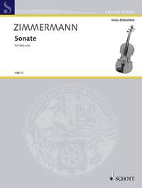 Zimmermann, B A: Sonata