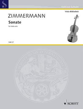 Zimmermann, B A: Sonata
