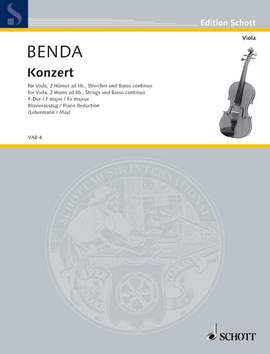 Benda, F W H: Konzert F-Dur F major