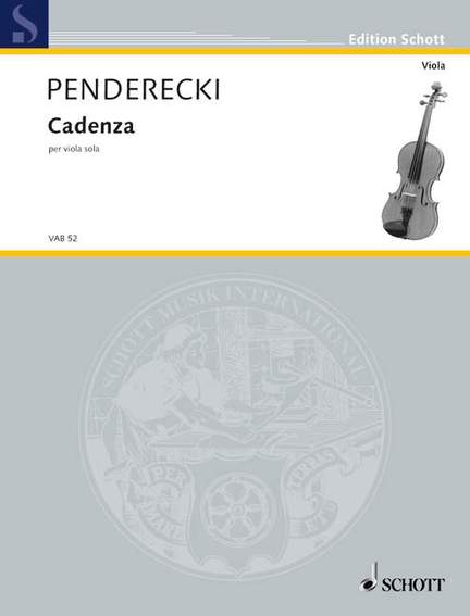 Penderecki, K: Cadenza