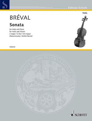 Bréval, J B: Sonata C-Dur C major