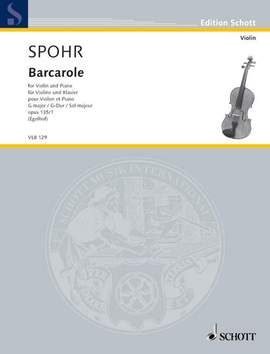 Spohr, L: Barcarole G major op. 135/1