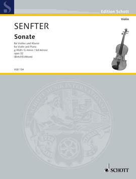 Senfter, J: Sonate g-Moll G minor op. 32