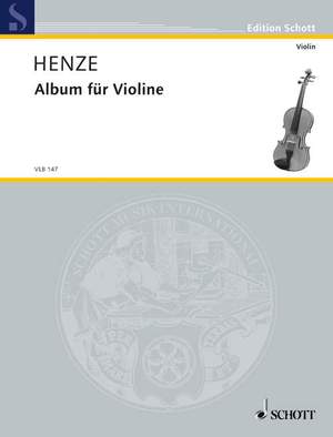 Henze, H W: Album for violin