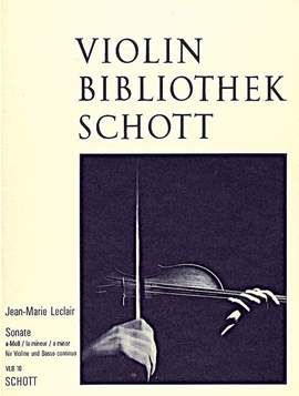 Leclair, J: Sonate a-Moll A minor op. 9/5