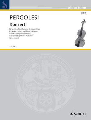 Pergolesi, G B: Konzert B-Dur B flat major