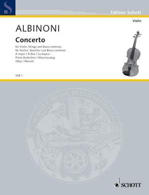 Albinoni, T: Concerto A-Dur A major