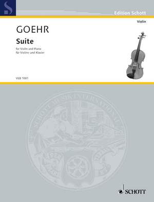 Goehr, A: Suite op. 70
