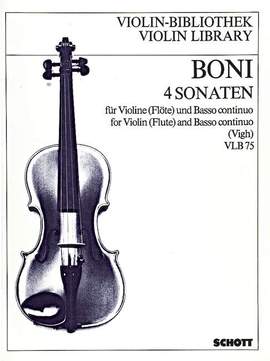 Boni, P G G: 4 Sonaten op. 2