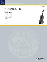 Korngold, E W: Sonata G Major op. 6
