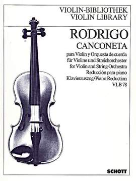 Rodrigo, J: Cançoneta A-Dur A major